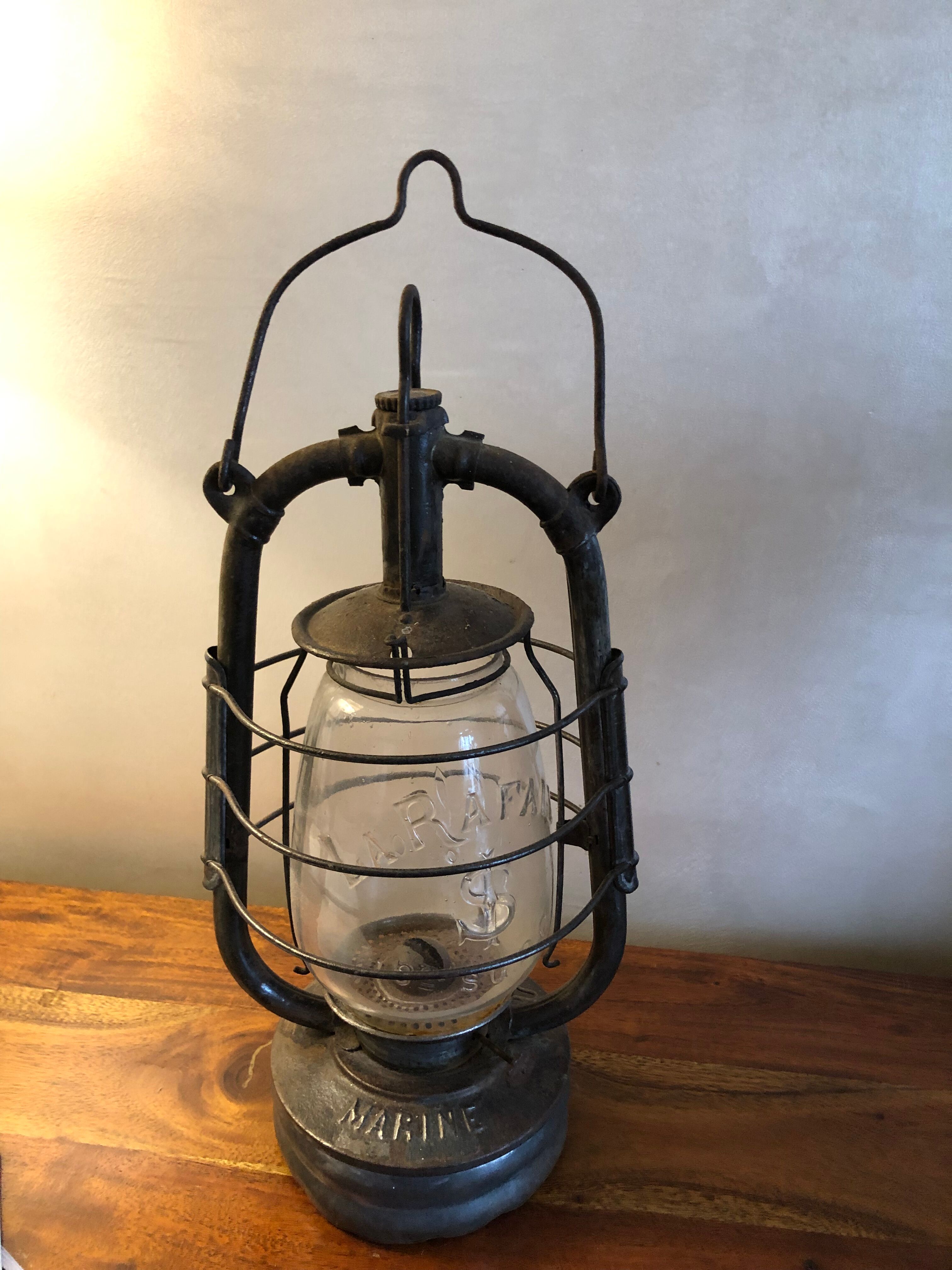 Boat oil lamp La Rafale patented SGDC