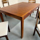 Extendable dining table Italian design 60 geometric rosewood