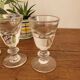 Lot de 3 verres à absinthe