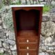 Small Louis XVI style Mahogany and mahogany veneer chiffonier
