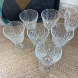 Lot de 7 verres vintage