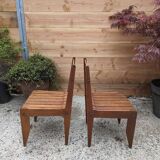 Vintage wooden chairs from the 60s