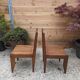 Vintage wooden chairs from the 60s