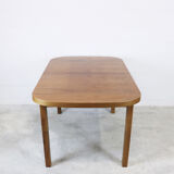 Teak expandable dining table, Sweden, 1960