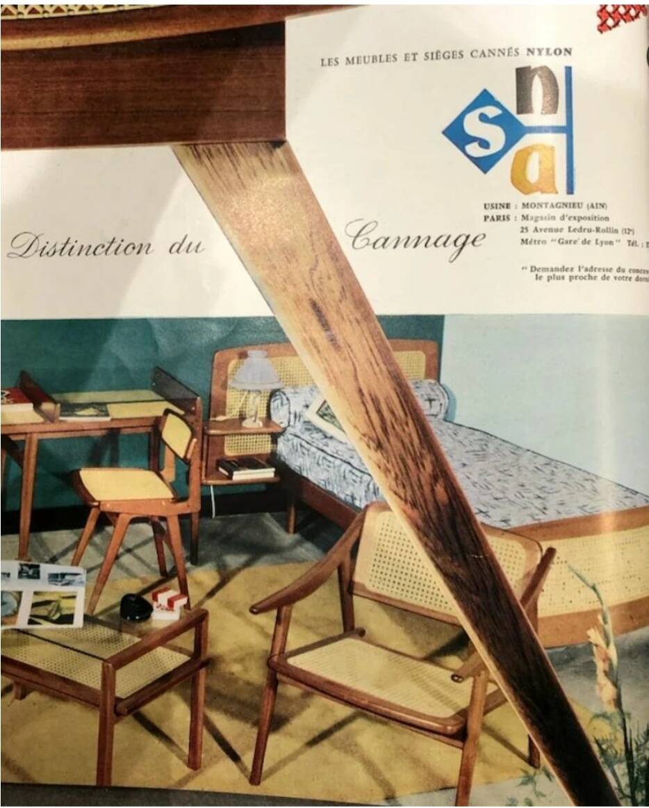 Michel Ducaroy desk and chair for SNA Roset 1950-1960