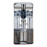 Art Deco wardrobe in hammered iron