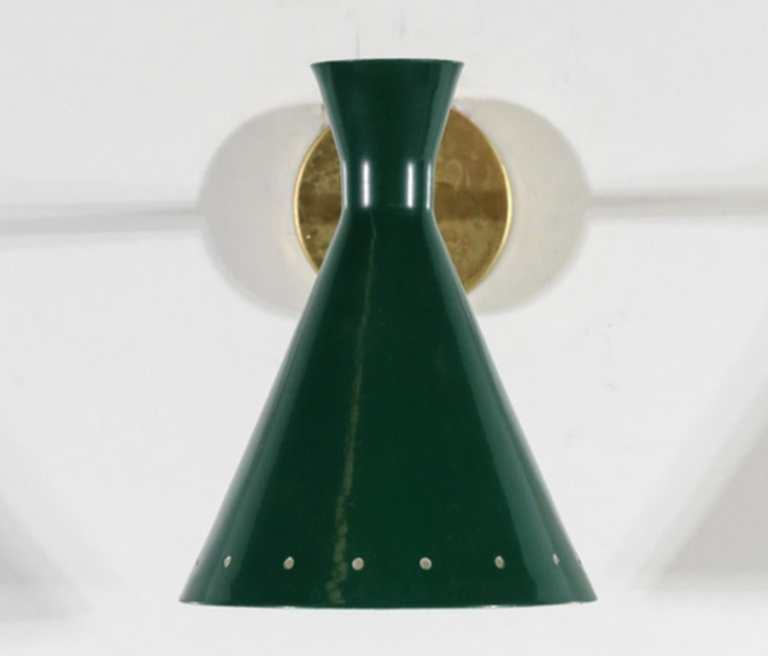 Pair of duck green casserole wall appliques