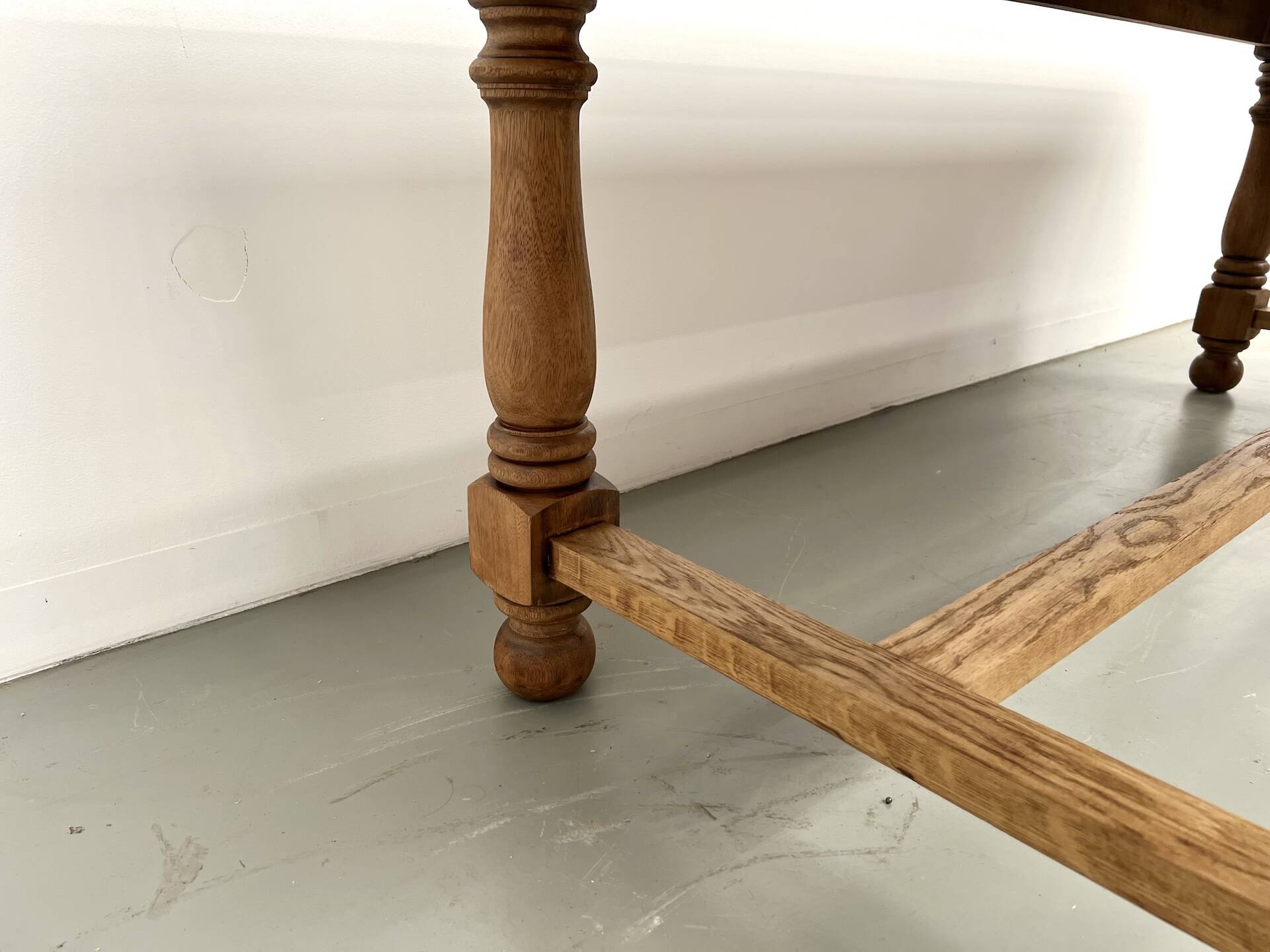 Oak and cherry table – 1970s