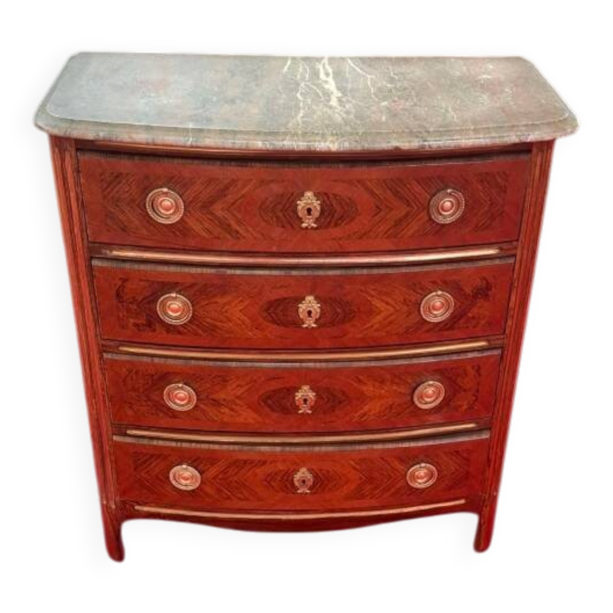 Louis XV style marquetry commode