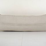 Turkish blue oushak rug pillow copper cover