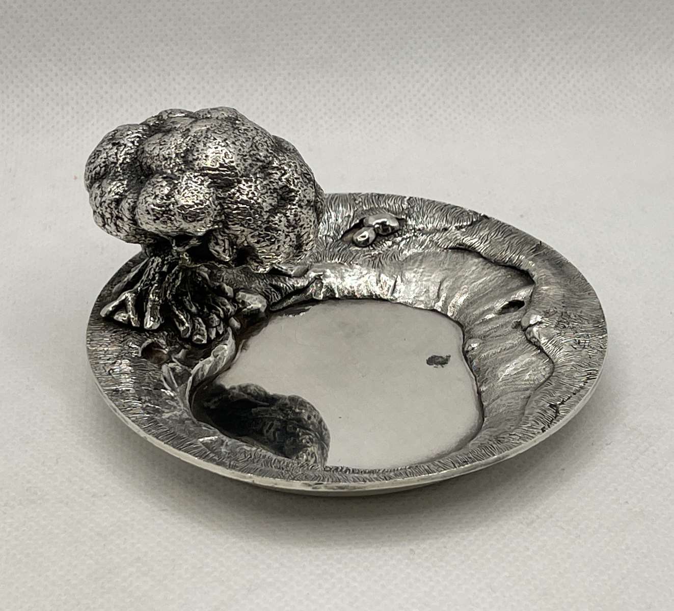 Empty Pocket Tree of Life in silver metal Christofle by Jacques Sitoleux