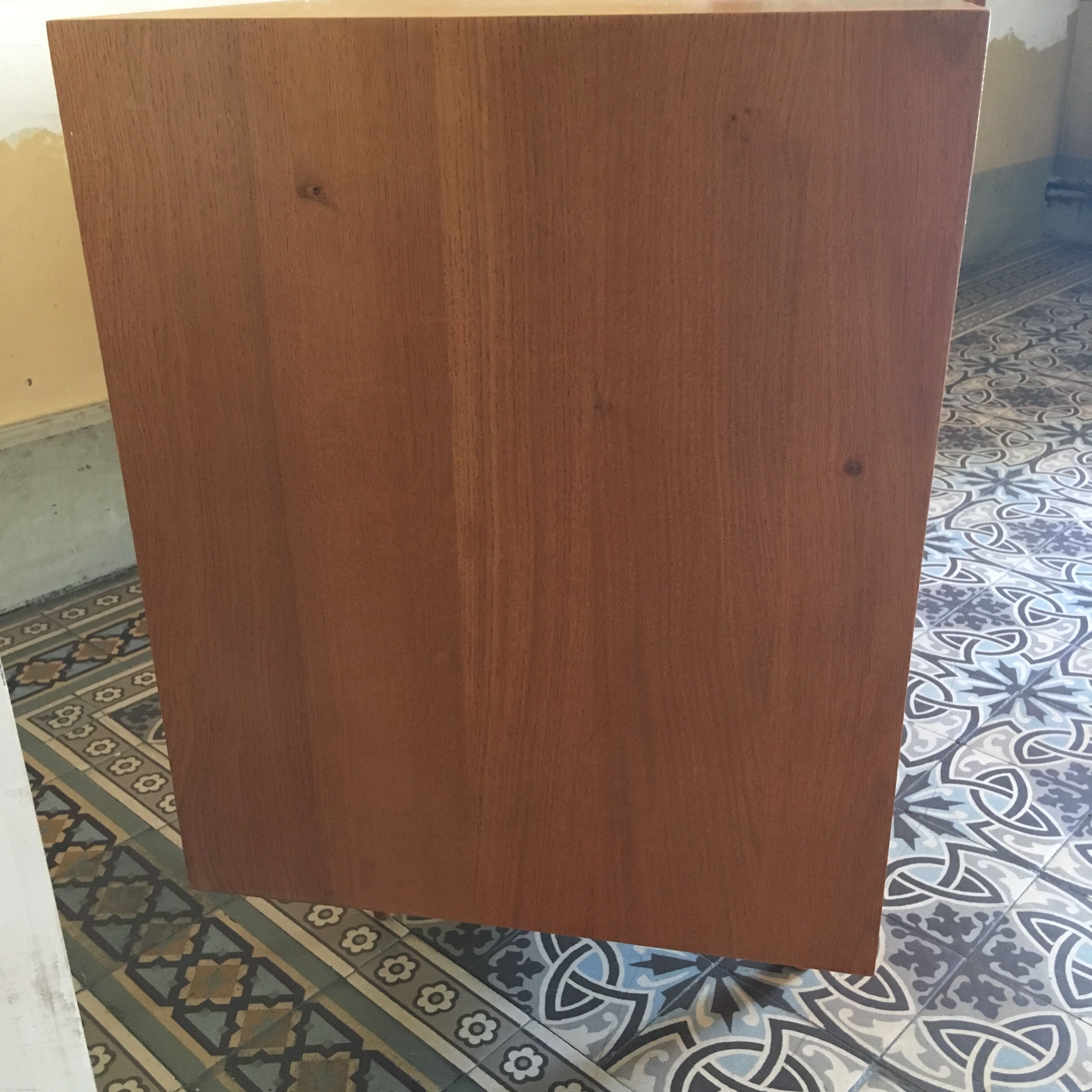 Scandinavian enfilade in light wood