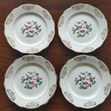 4 assiettes à dessert K&G Lunéville