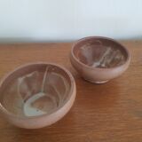 Set of 2 sandstone bowls