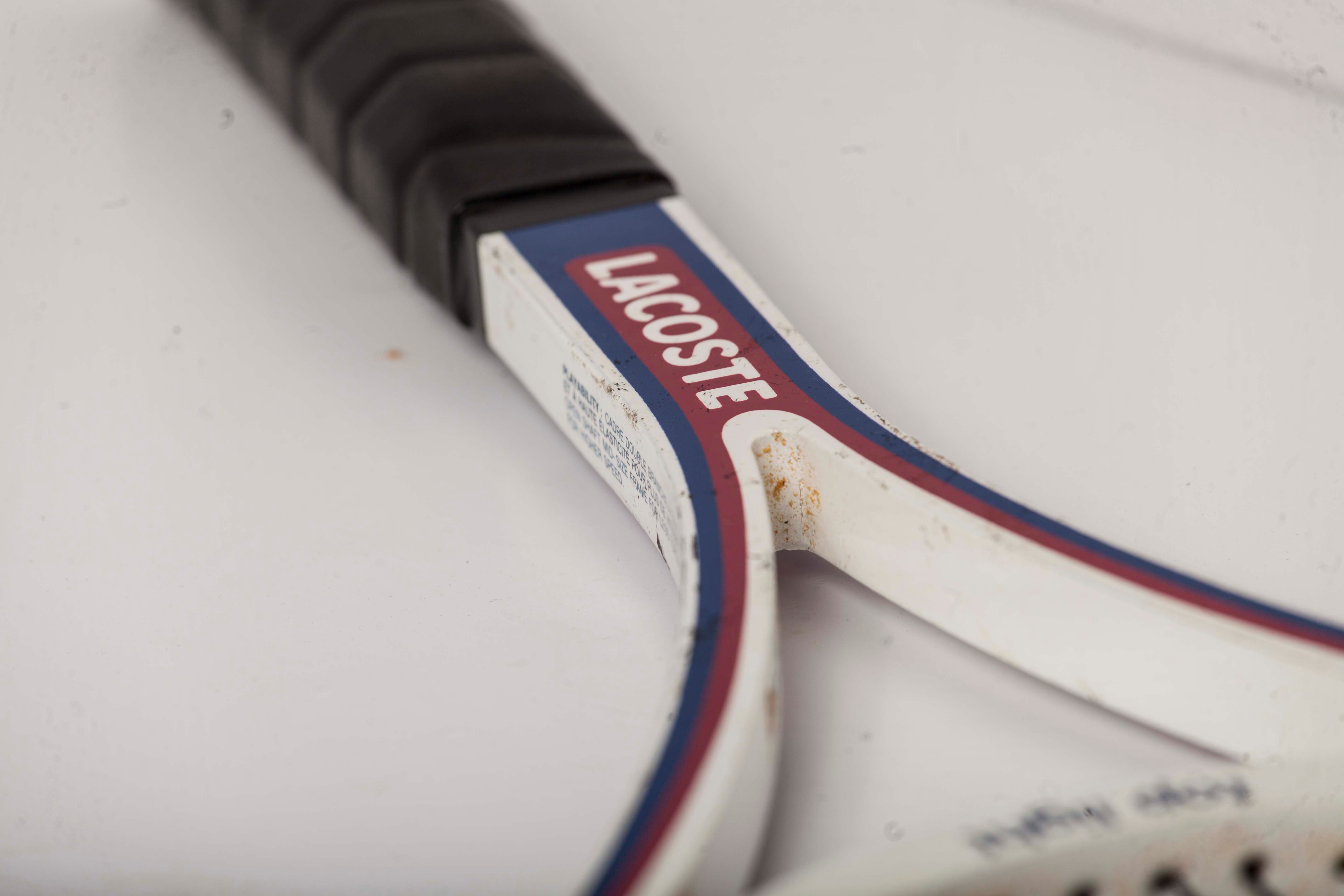 Racket Lacoste light top 1980