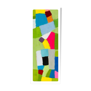 Tableau Abstrait vert