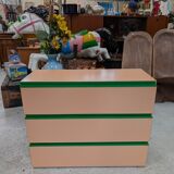 Vintage pink chest of drawers