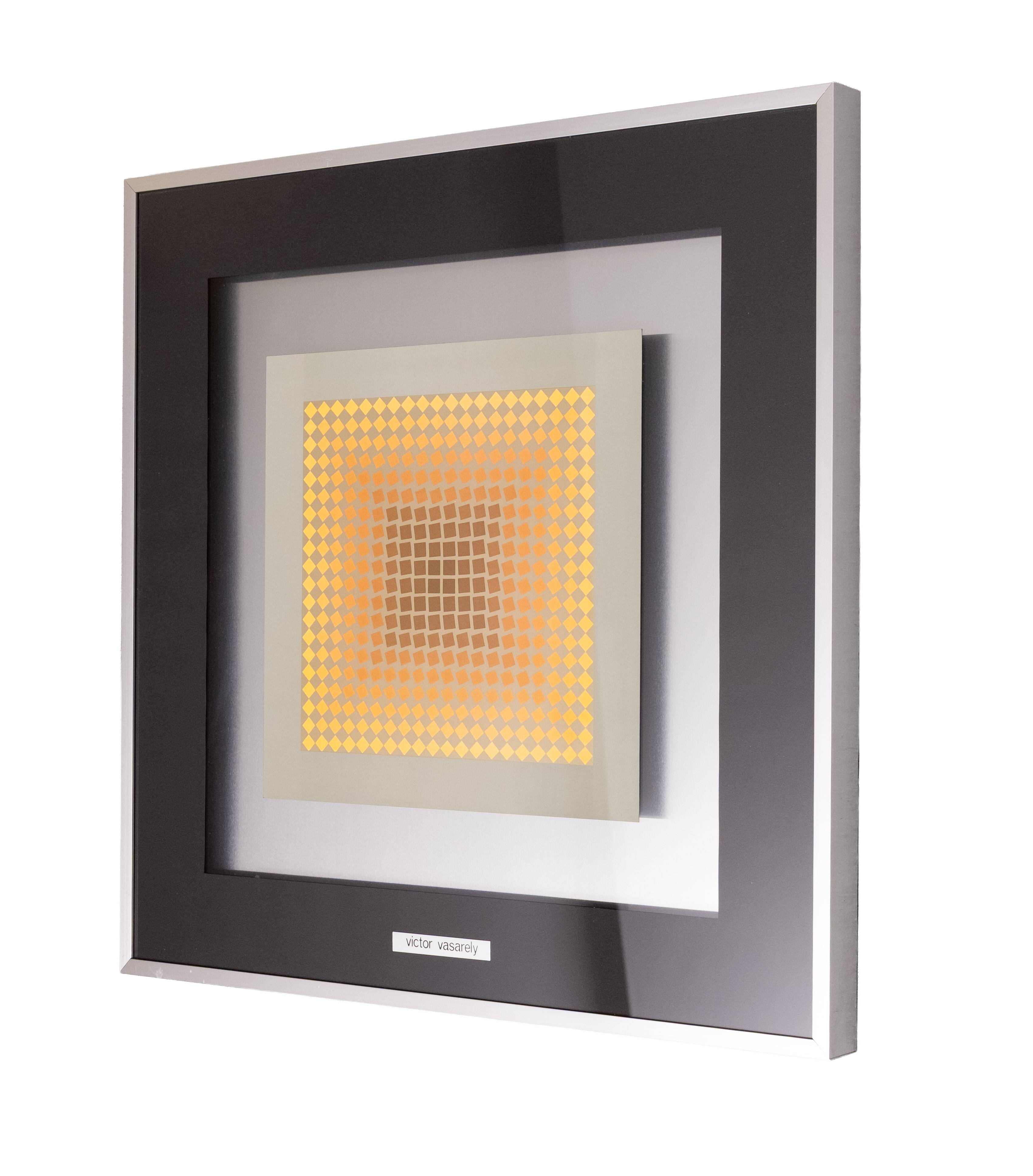 Victor Vaserely Heliogravure Print 1972