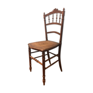 Chaise de chambre bois sculpté