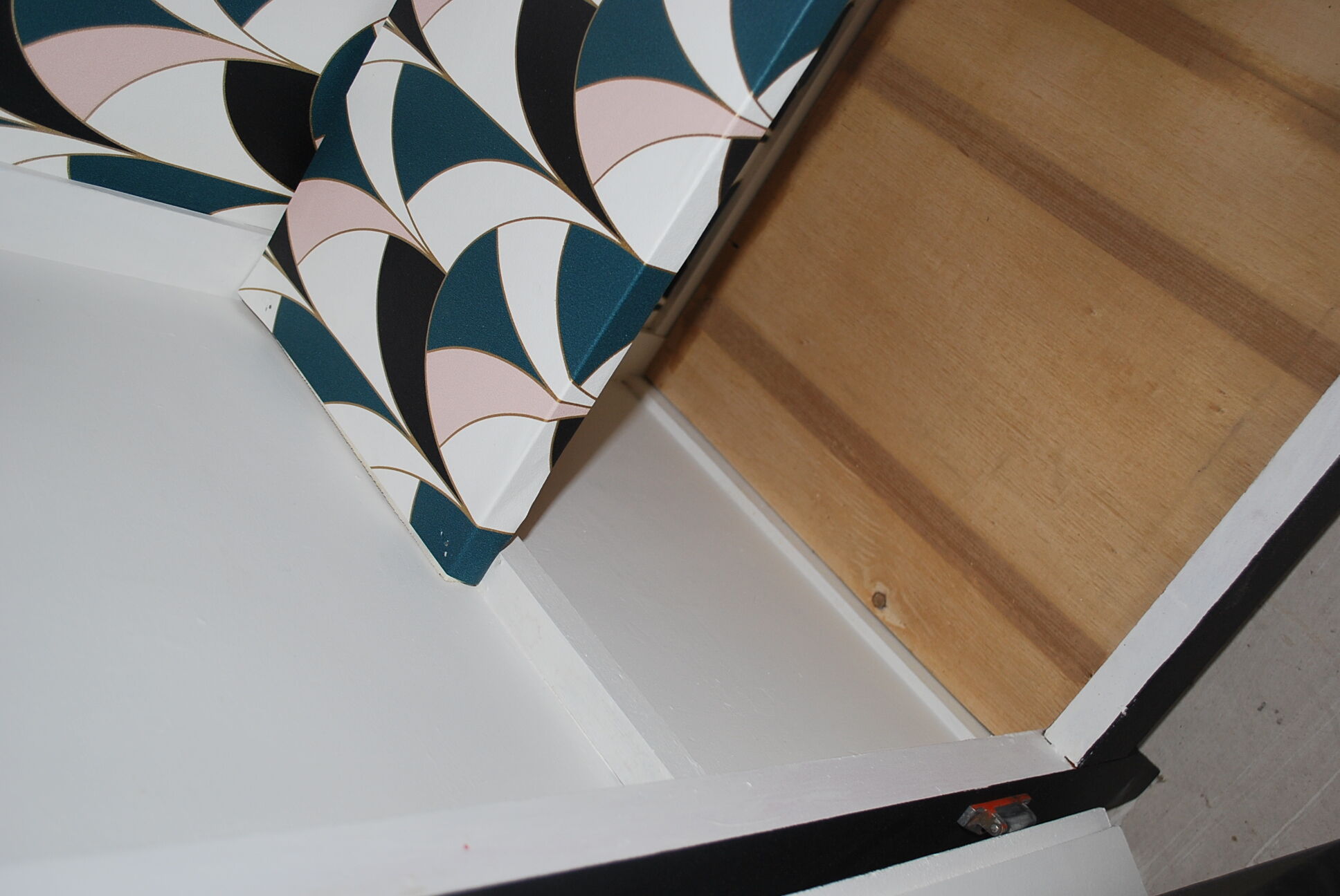 Renovated black parisian wardrobe