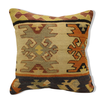 40x40 Cm Kilim Cushion,Vintage Cushion Cover