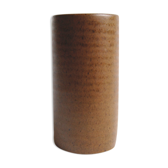 Vase brown ceramic roller Antonio Lampecco