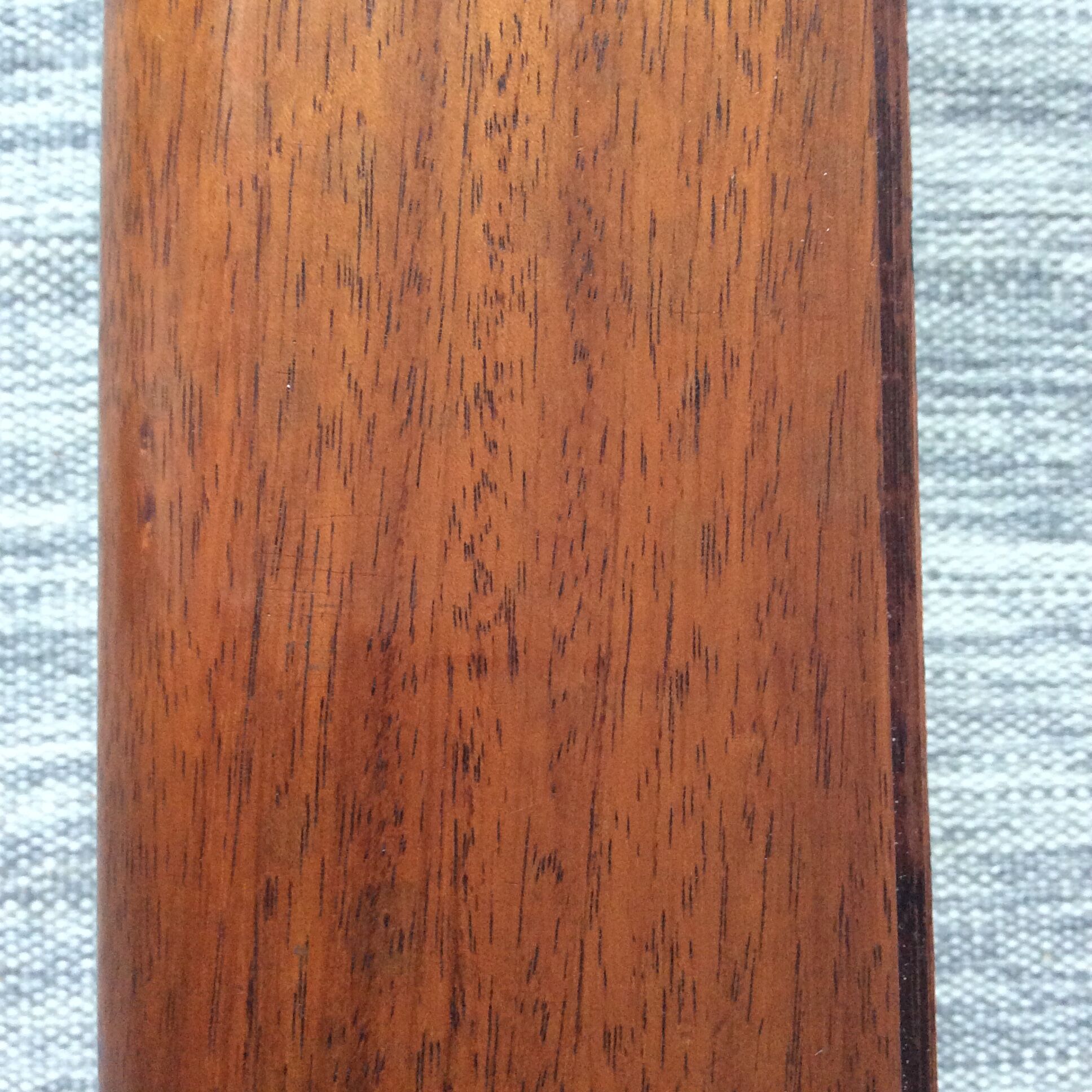 Scandinavian coffee table in teak and white marble