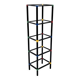 Multicoloured modular floor shelf, 1980