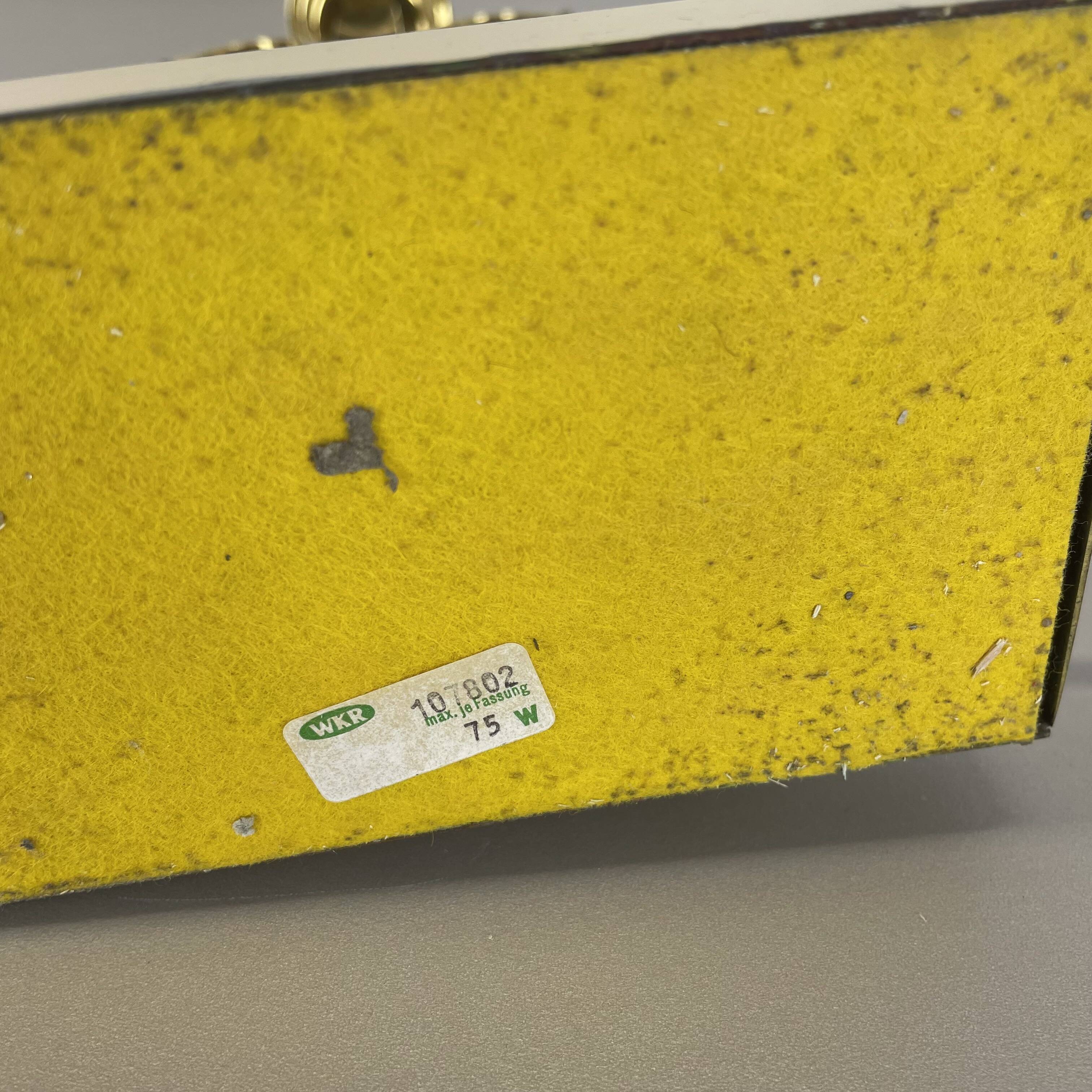 Hollywood Regency Style Brass and Acryl Table Light by WKR Lights, Germany 1970s