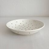 Earthenware drainer plate Digoin Sarreguemines