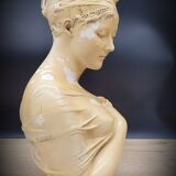Female plaster bust