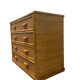 1970s rattan chest of drawers