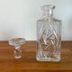 Chiseled whisky carafe