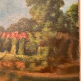 Tableau ancien, paysage, signé, début XX siècle