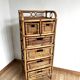 Rattan chest of drawers