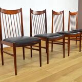 4 Danish Rosewood Chairs from Rio Arne Vodder 1960