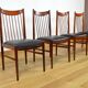 4 Danish Rosewood Chairs from Rio Arne Vodder 1960