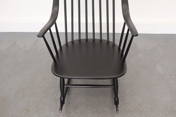 Rocking chair par L. Larsson, Nesto, Suède, années 1960