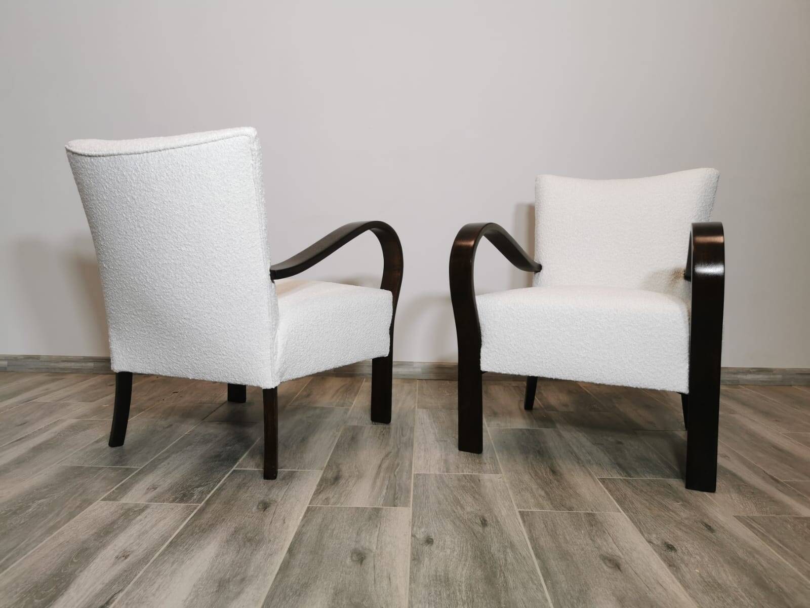 Art Deco Lounge Chairs, Set of 2