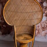 Emmanuelle rattan armchair