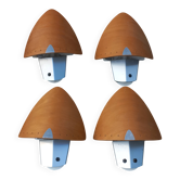Set of 4 Lucid wall lights in Scandinavian style.