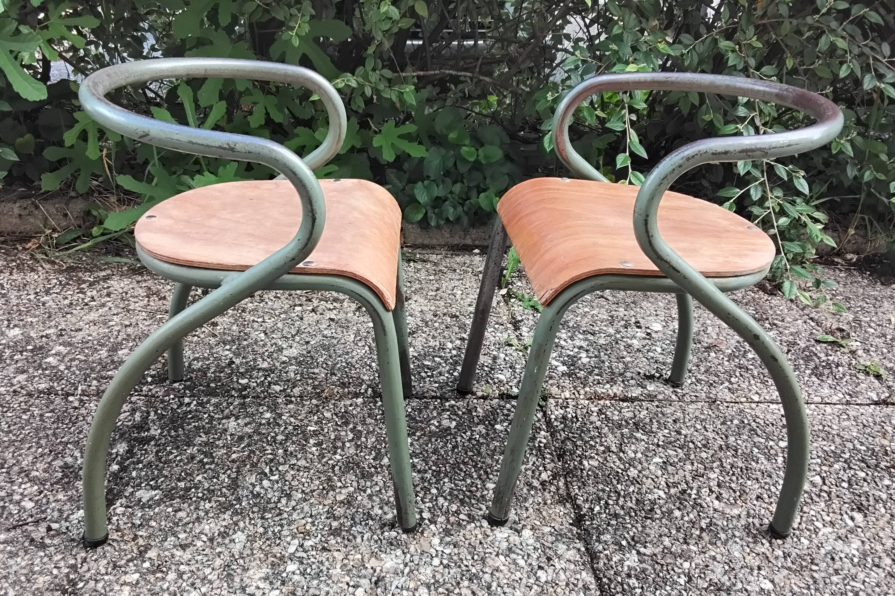 2 children's chairs Mullca