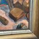Original Swedish Oil on Panel – “Coastal motif” by Unknown Artist – Vintage & Framed – 53 × 46 cm (20.8" x 18.1")