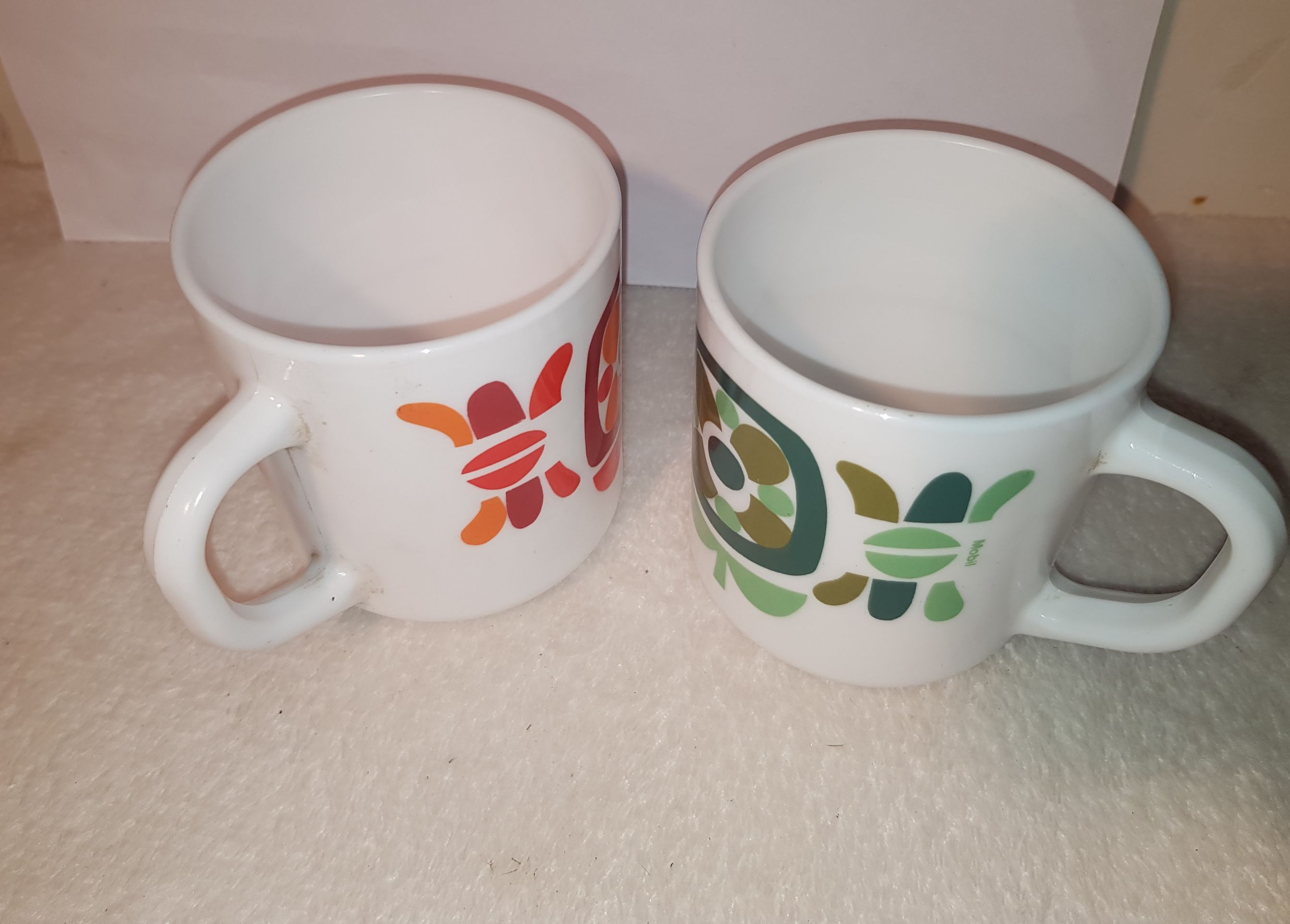 Two vintage mugs 70 years
