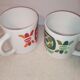 Two vintage mugs 70 years