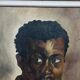 Tableau portrait homme huile sur toile