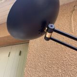 Varallo black halogen floor lamp alfa Italy model