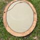 Old wood carved mirror 51 x 37