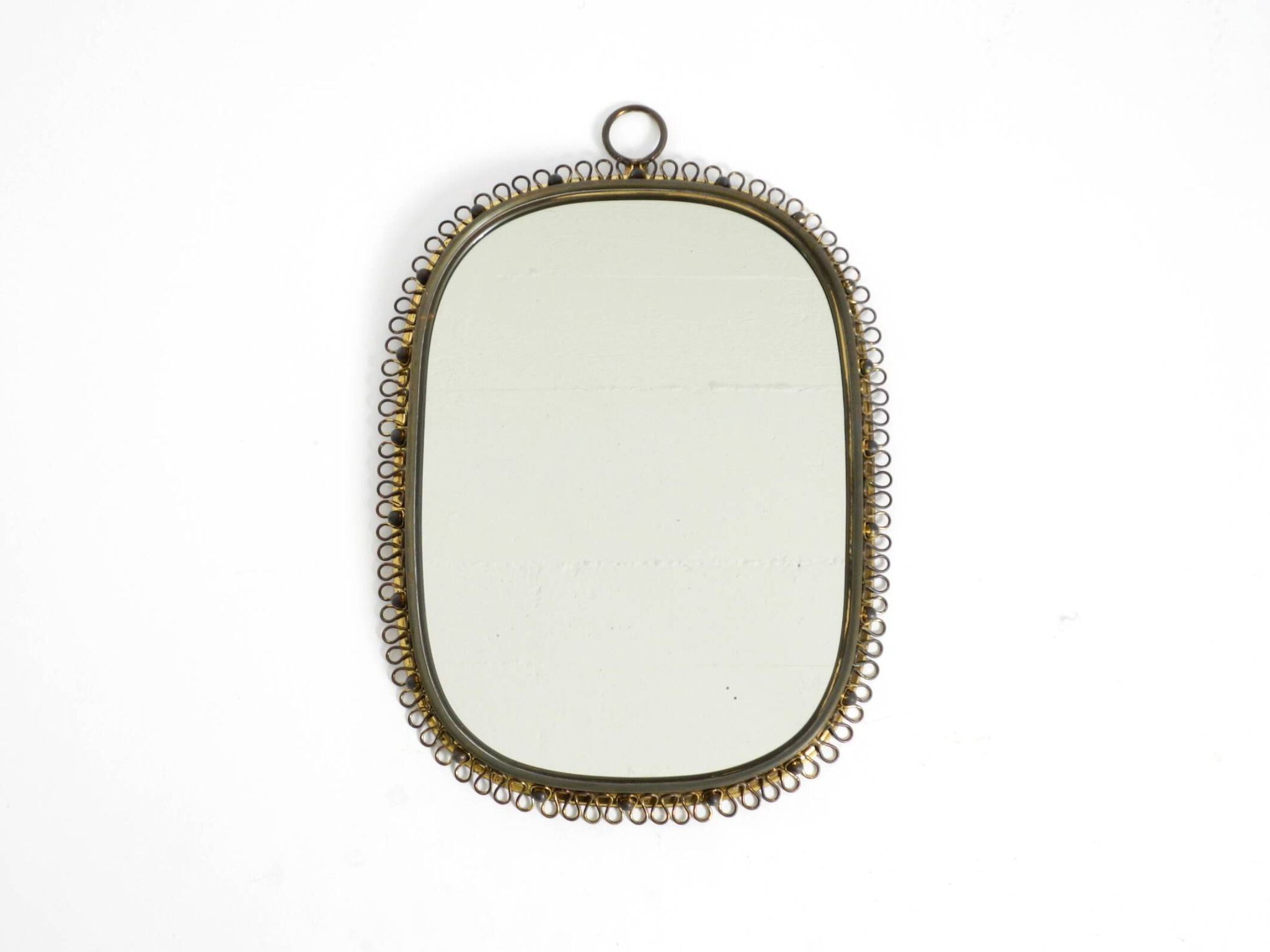 Mid century brass wall mirror by Josef Frank for Svenskt Tenn Sweden