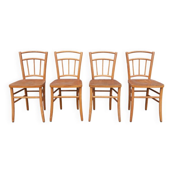 Chaises bistrot (Lot de 4 chaises)